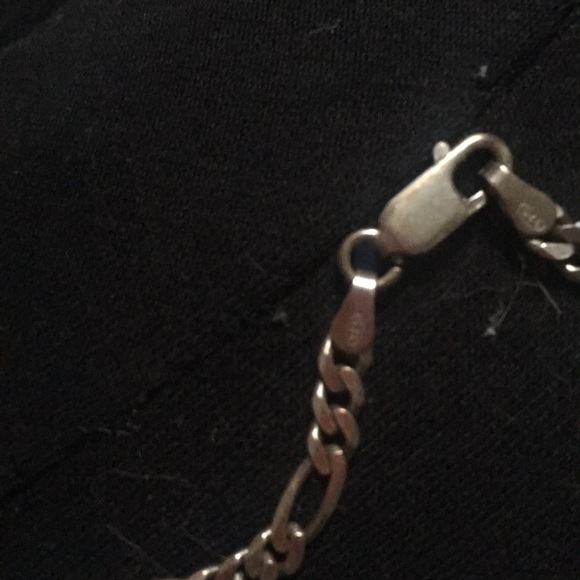 Sterling silver link necklace - Picture 2 of 2